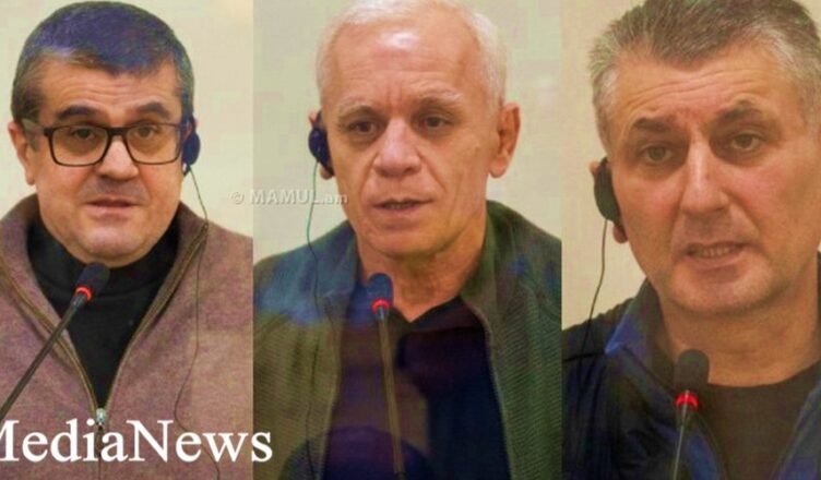Араик Арутюнян, Левон Мнацаканян и Давит Манукян