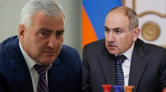 Самвел Карапетян обратился к Николу Пашиняну