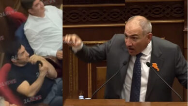 Никол Пашинян Левону Кочаряну