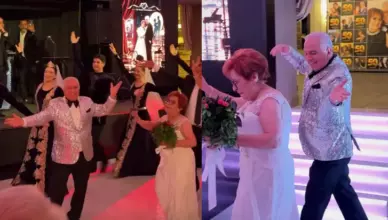Золотая свадьба Ашота Газаряна и его жены Мелани